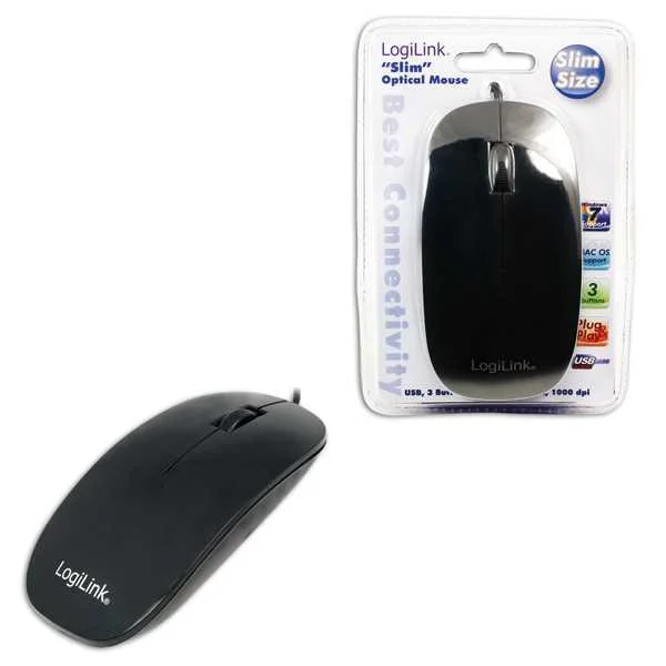 Logilink Id0063 Rato Ambidestro Usb Type-A Ótico .