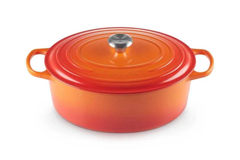 LE CREUSET SIGNATURE 7,5 L OVAL LARANJA