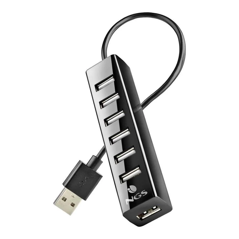 Hub Usb-A "7-Em-1" 7x Usb 2.0 C/ Adaptador de Energia - Ngs