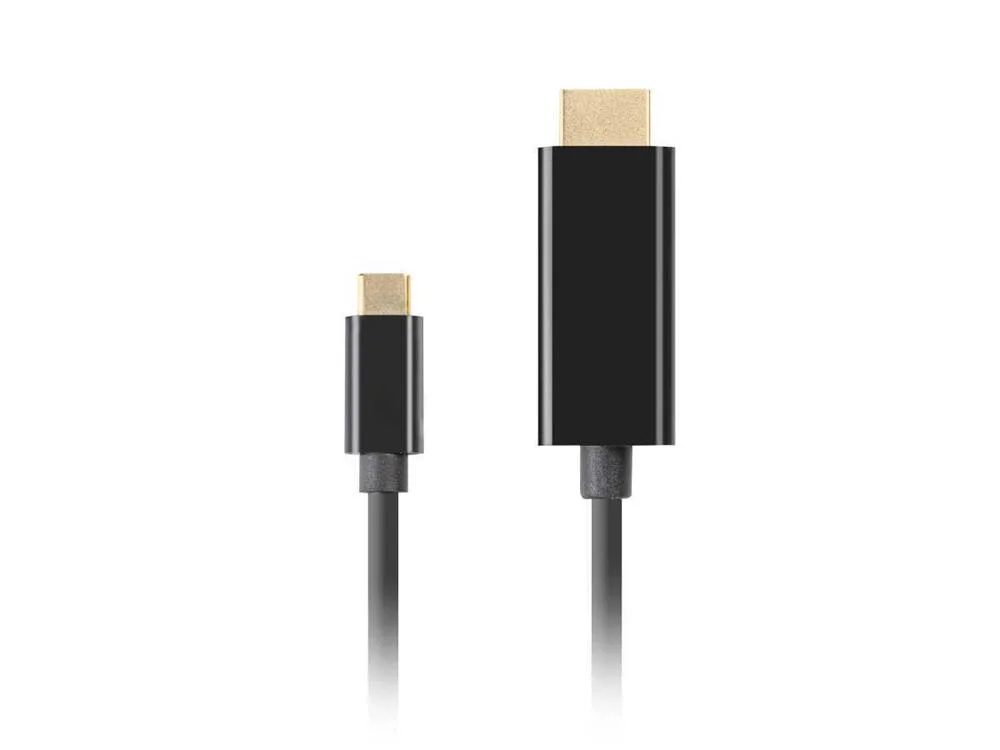 Cable Usb-C a Hdmi Lanberg Macho/Macho 4k 60hz 1m.