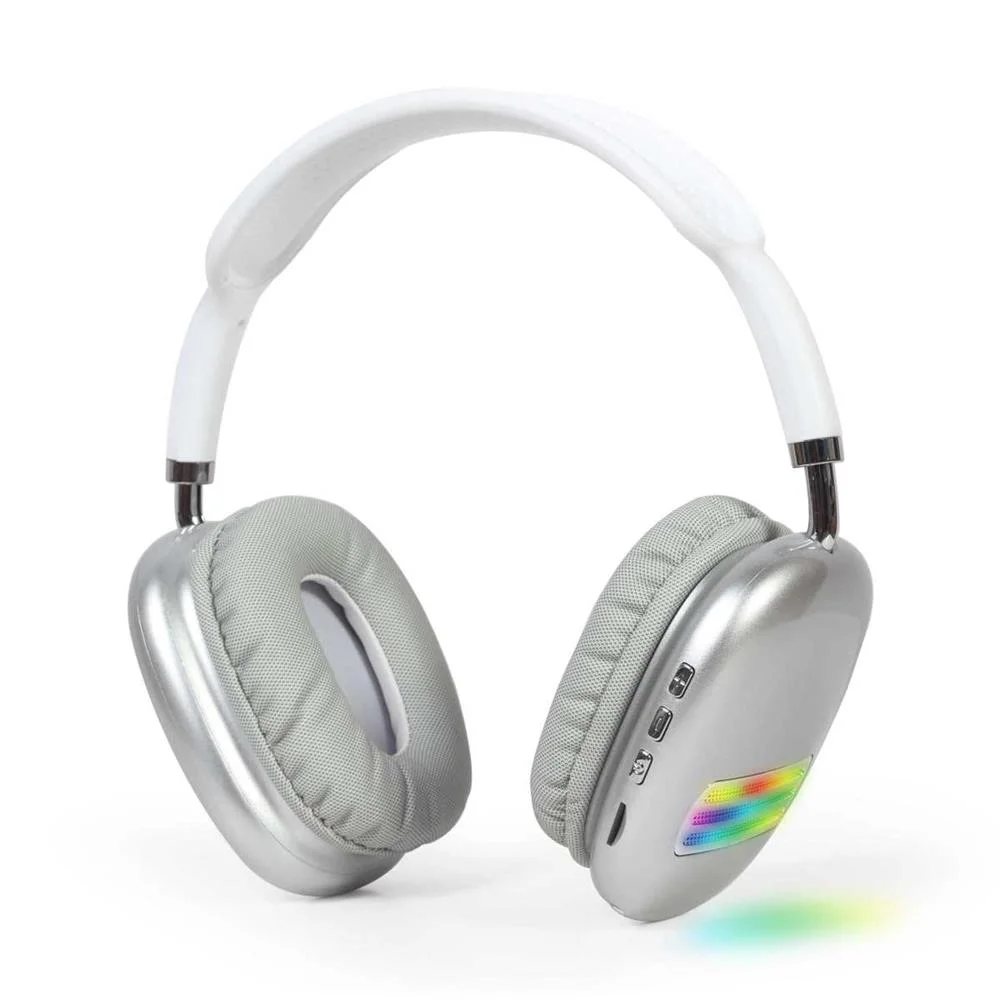Auscultadores Gembird Bhp-Led-02-W Bluetooth LED Branco
