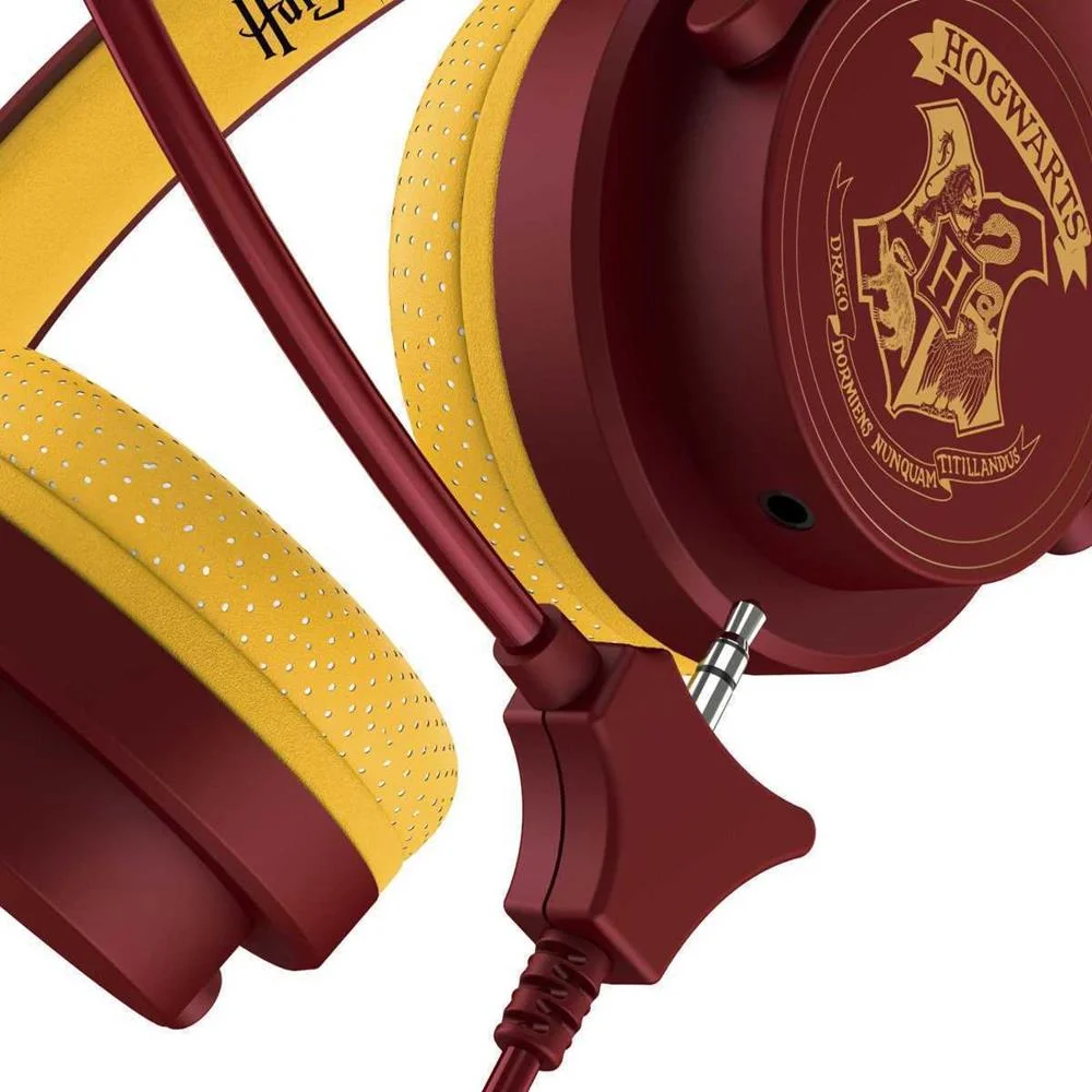 Headset Harry Potter Hogwarts Crest c/ Microfone .