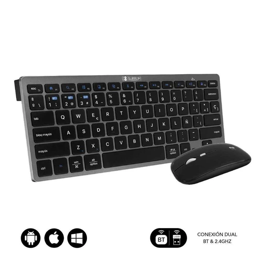 Teclado Y Rat?n Inal?mbrico Subblim Oco020 Combo .