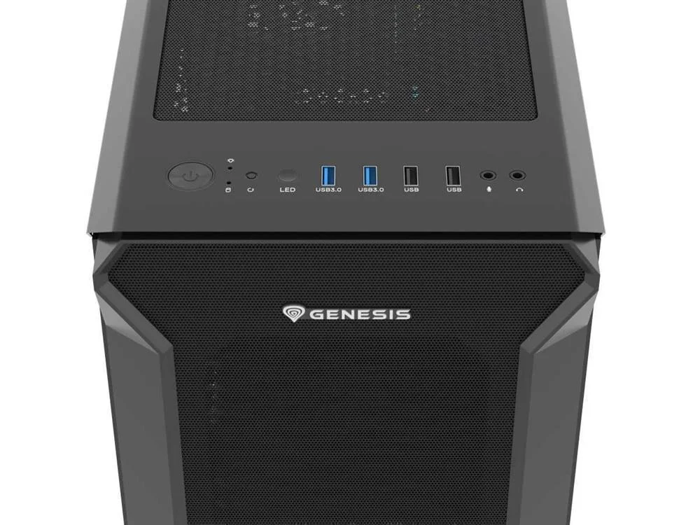 Caixa ATX IRID 505F Preto - GENESIS
