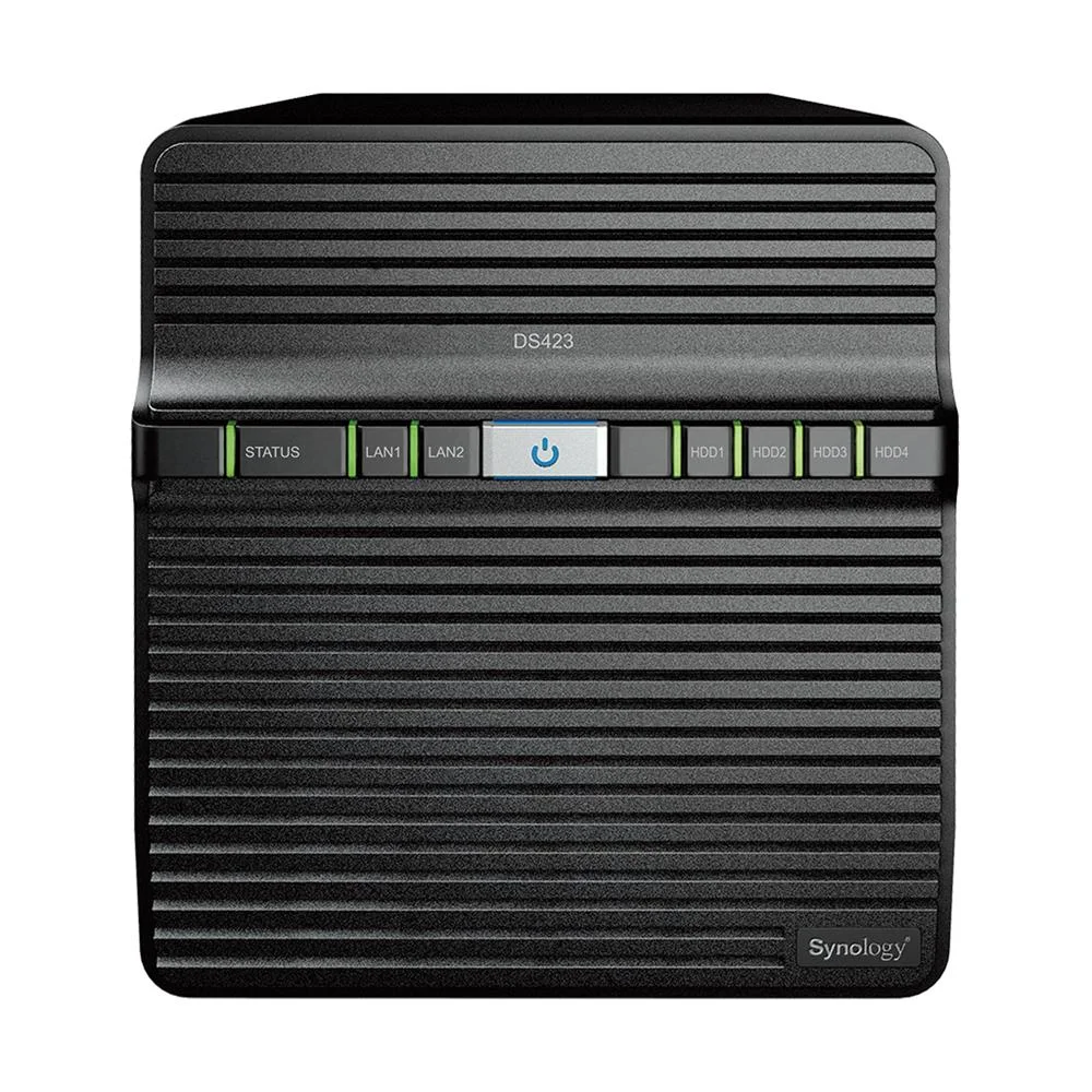 Nas Diskstation Ds423 Ethernet Lan Rtd1619b Preto - Synology