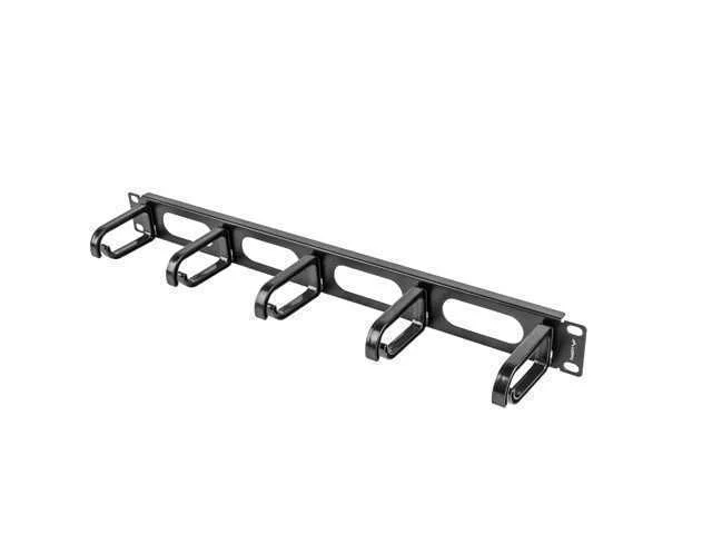 Lanberg Cable Organiser 19  (1u  Type B  Black) Ak-1205-B