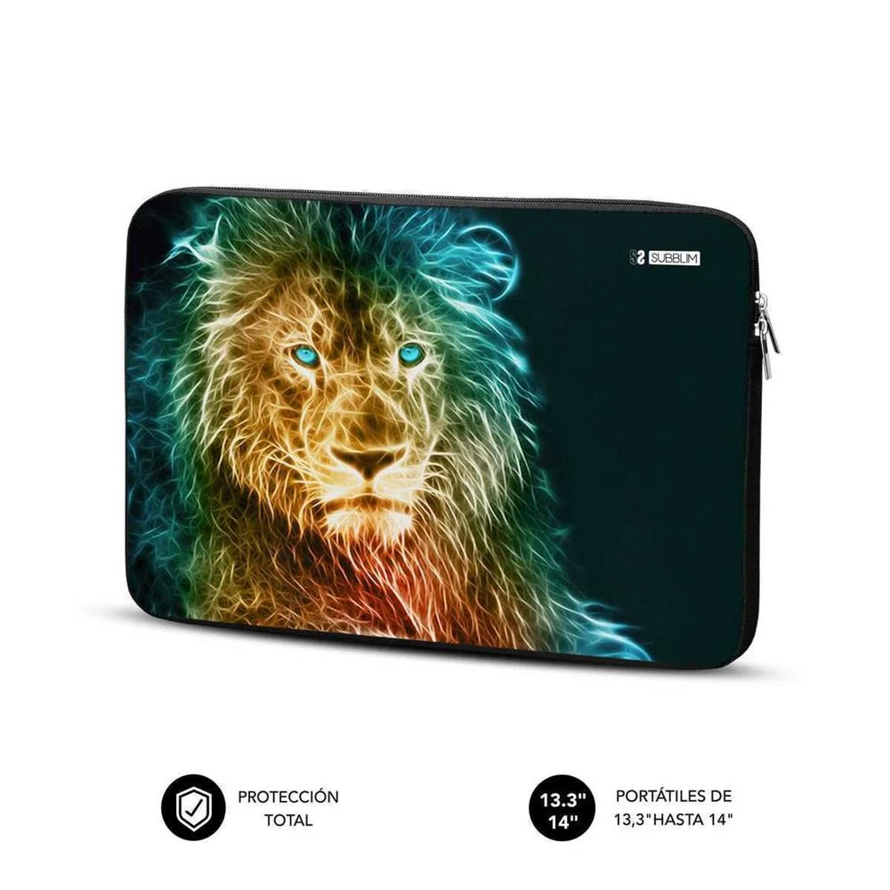 Funda Subblim Trendy Sleeve Neo Lion para Port?ti.