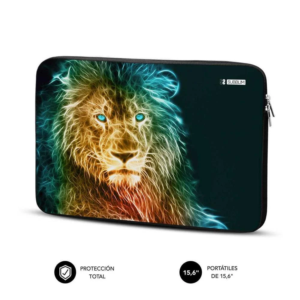 Funda Subblim Trendy Sleeve Neo Lion para Port?ti.