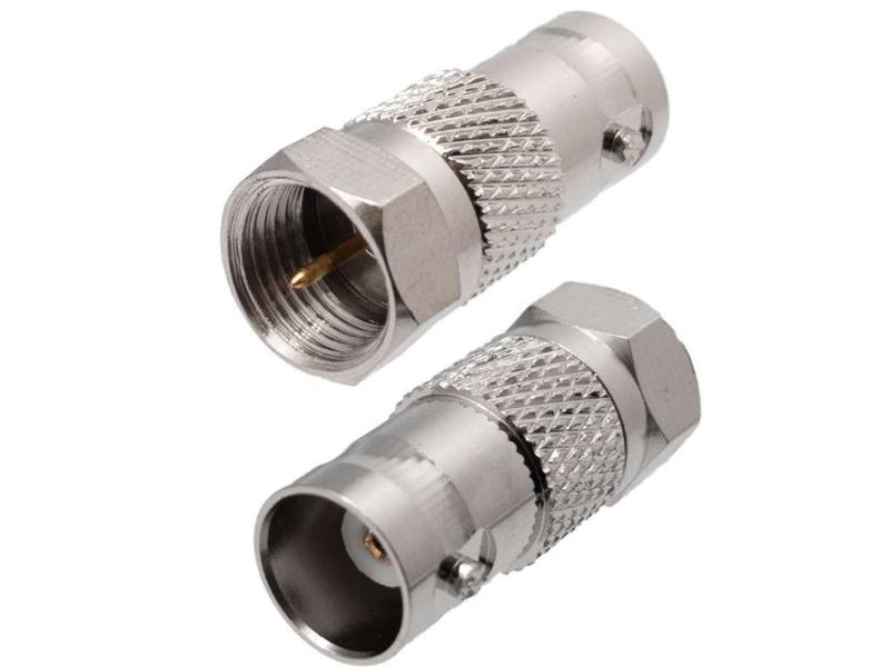 Adaptador F Macho para Bnc Femea