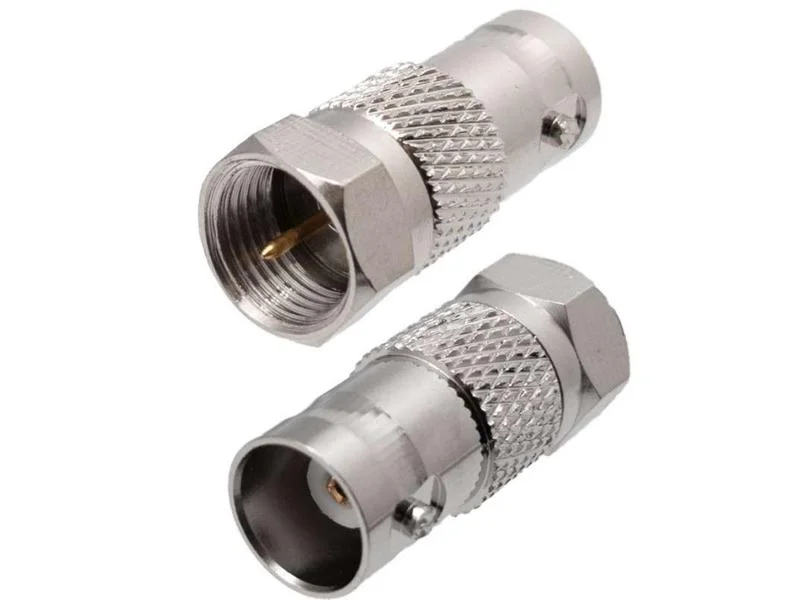 Adaptador F Macho para Bnc Femea