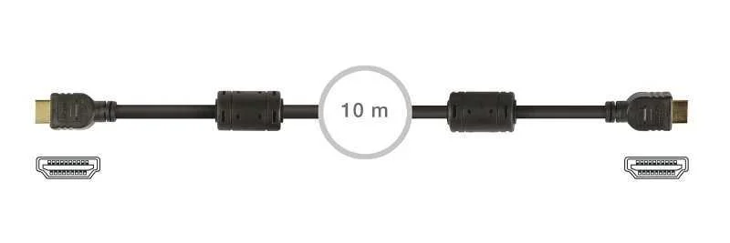 Cabo Hdmi. Hdmi Macho a Hdmi Macho. Resolução Uhd 4k@60hz. 18 Gbps. 10 M.