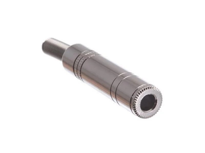 Ficha Jack 6.35 Femea Stereo para 2 Din Femea