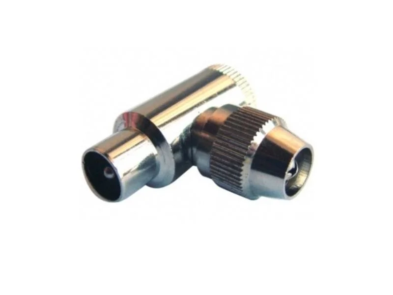 Ficha Rf Macho Metal 90