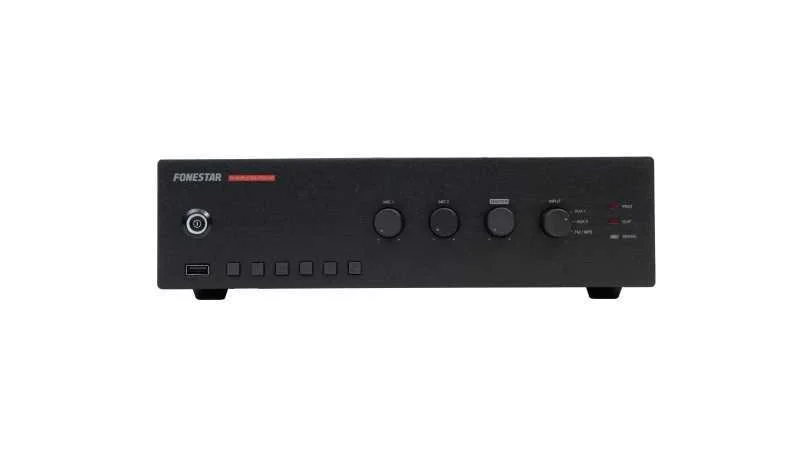 Amplificador Monozona 60 W Rms. Reprodutor Usb/Fm.