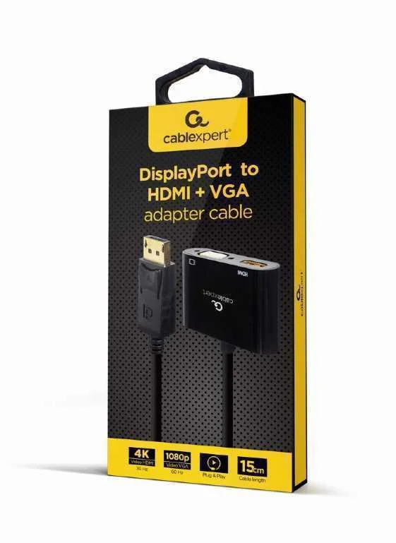 Display Gembird Port Macho a Hdmi Hembra + Cable .