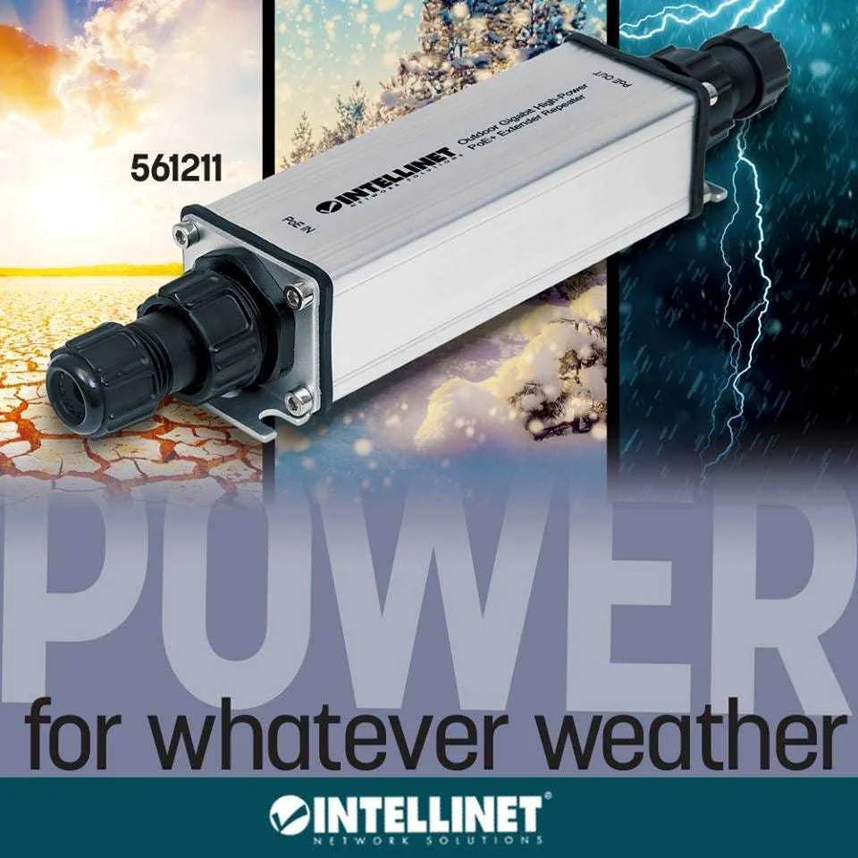 Intellinet 561211 Adaptador Poe