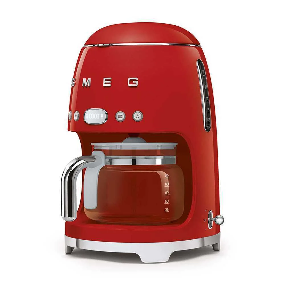 Máquina de Café com Filtro Dcf02rdeu 1,4l Vermelho - Smeg