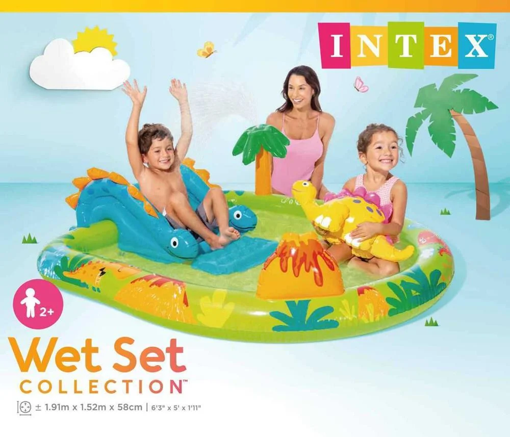 Piscina Insuflável para Crianças Intex 57166np         Dinossauros 143 L 191 X 58 X 152 Cm 
