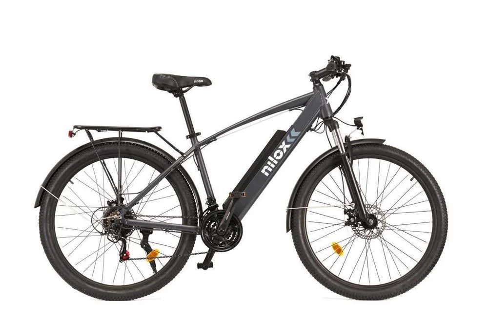NILOX X7 PLUS PRETO, CINZENTO ALUMÍNIO 69,8 CM (2.