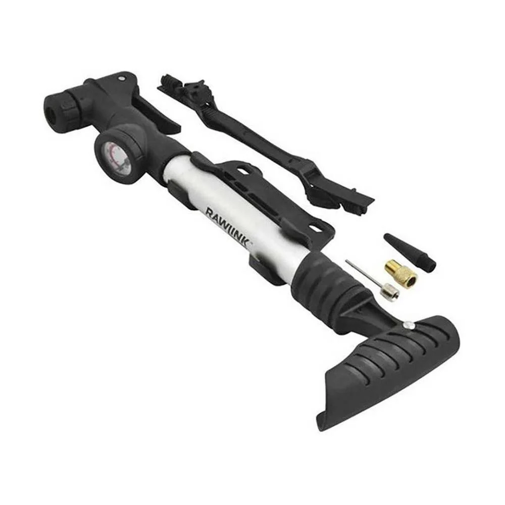 Mini Bomba de Ar para Biciclete com Manómetro