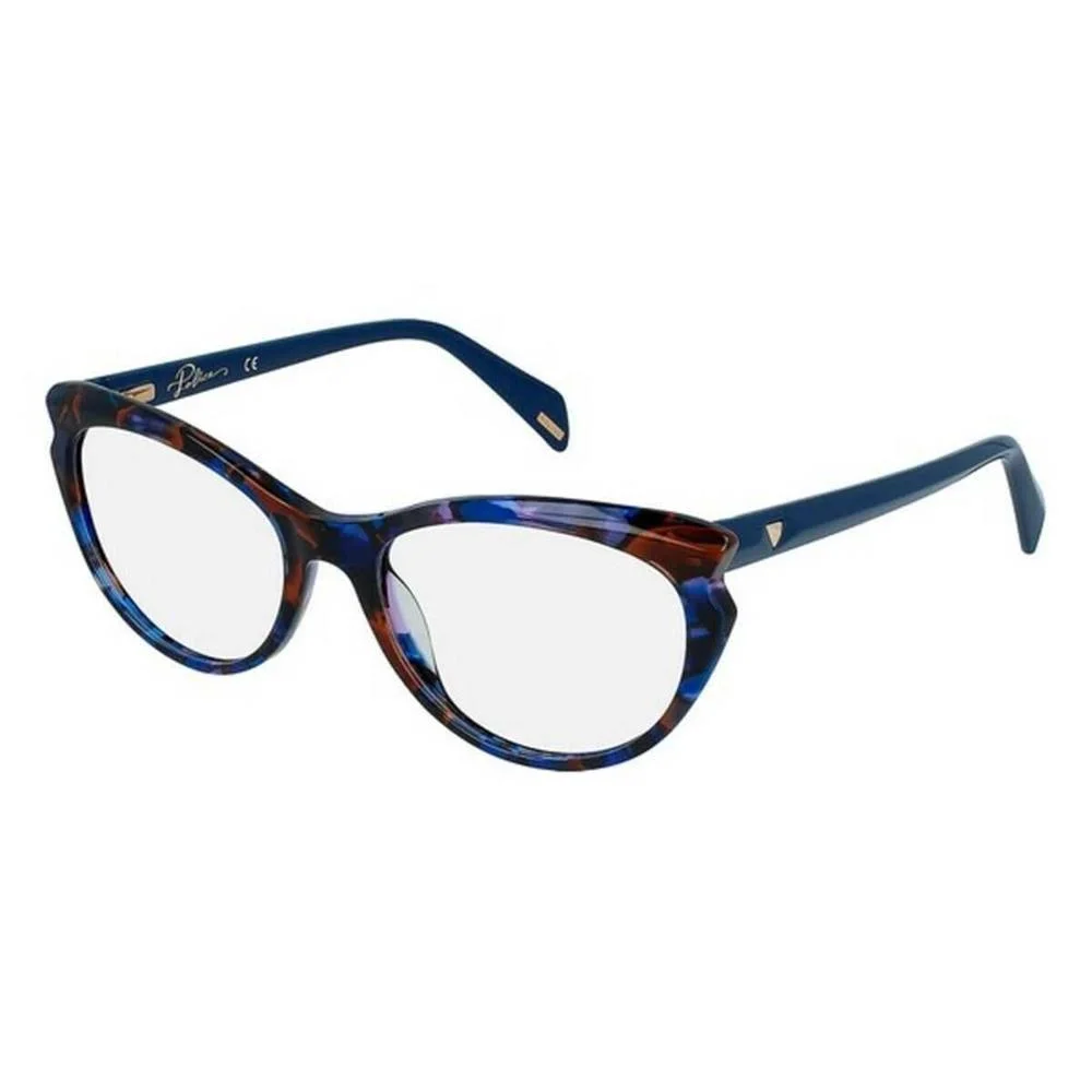 Armação de Óculos Feminino Police Vpla0206nn Castanho (Ø 54 Mm) 