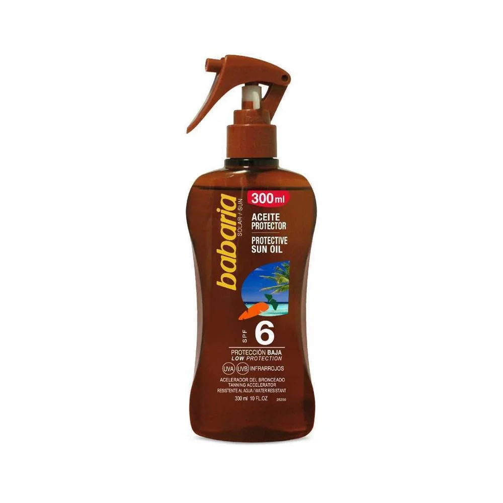 Óleo Bronzeador Zanahoria Babaria Spf 6 (300 Ml) (300 Ml) 