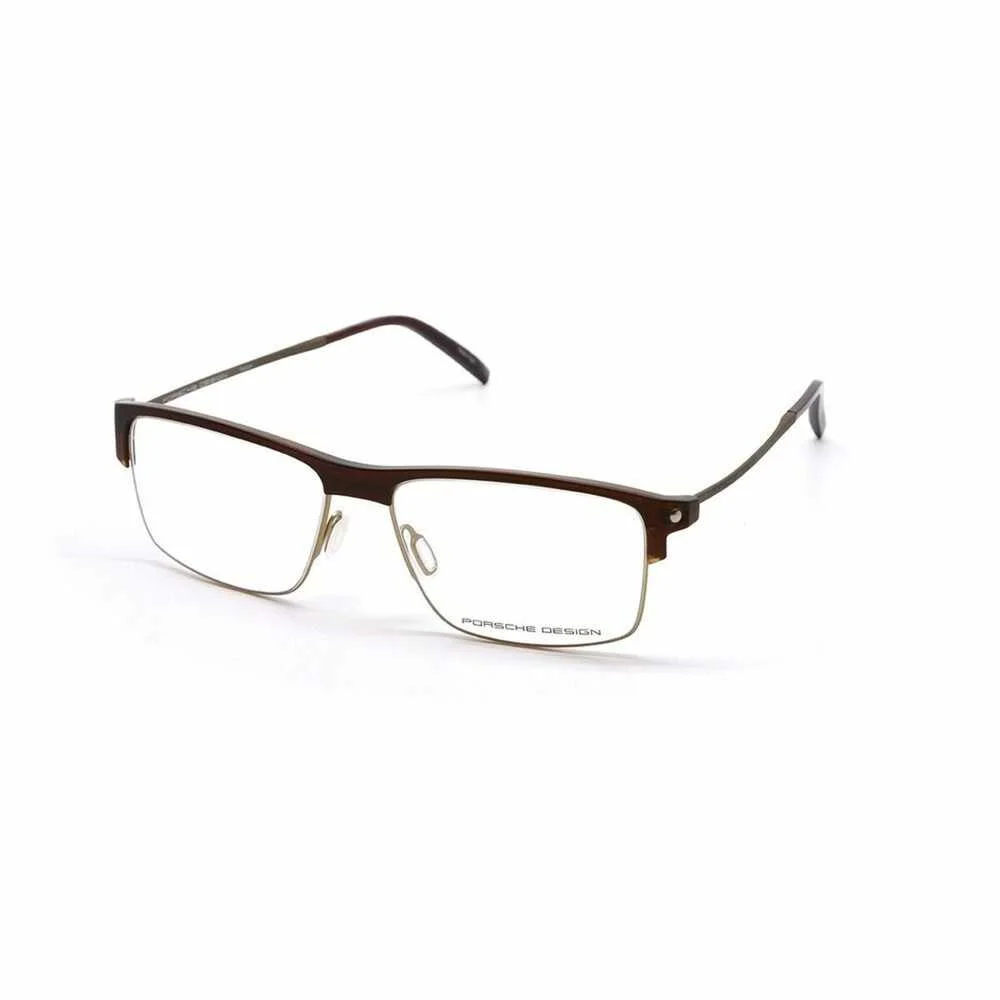 Armação de Óculos Homem Porsche P8361-B Castanho 