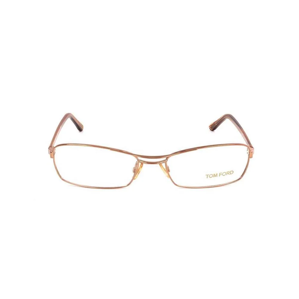Armação de Óculos Feminino Tom Ford Ft5024-268-54 Dourado Castanho 