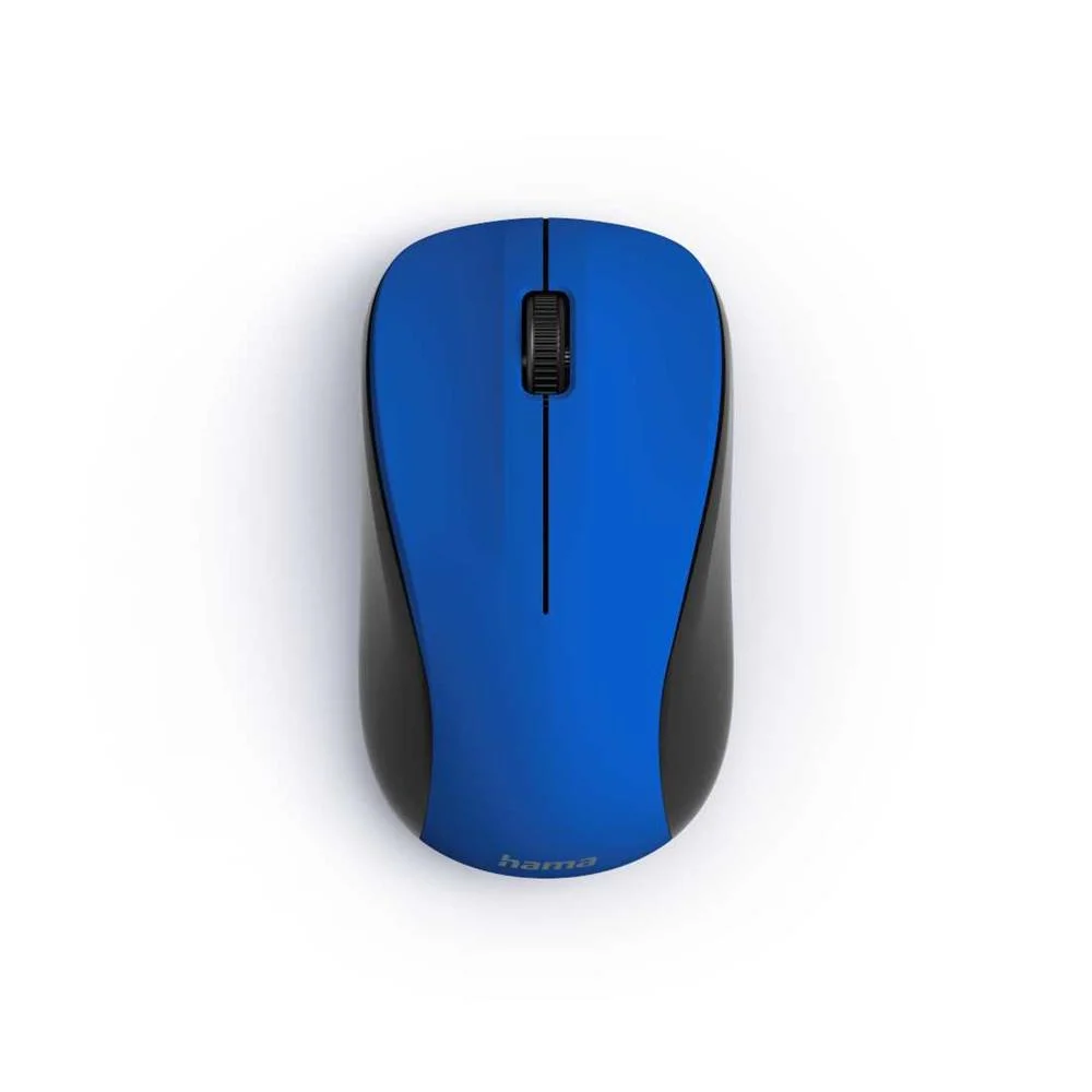 Rato Sem Fios Ótico Hama Mw-300 V2 Azul Preto/Azul (1 Unidade) 
