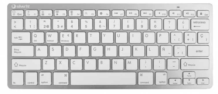 SILVERHT 111938640199 TECLADO BLUETOOTH ESPANHOL .