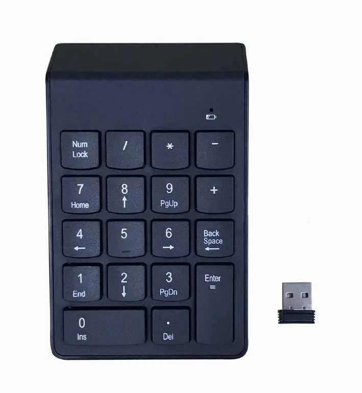 Teclado Numérico Gembird Wireless Preto