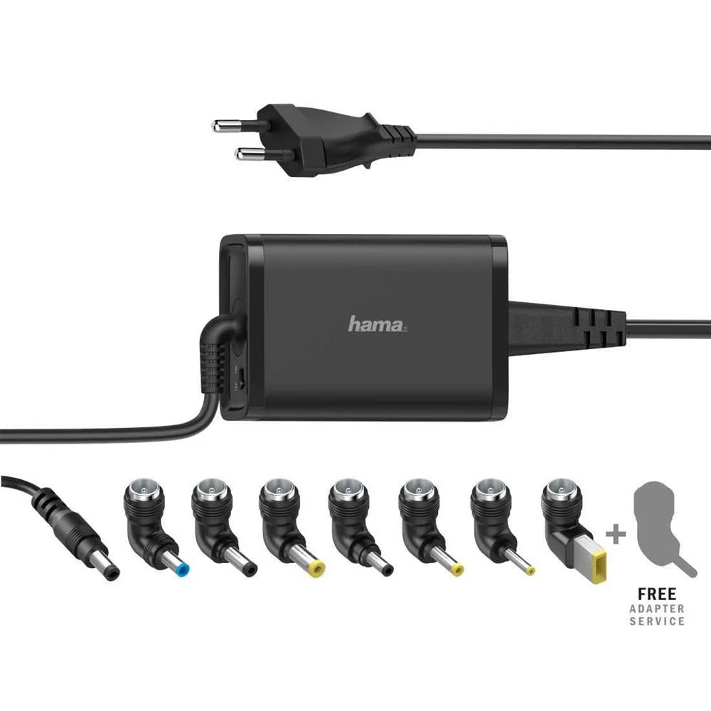 Carregador Portátil Hama Preto 100-240 V 65 W 