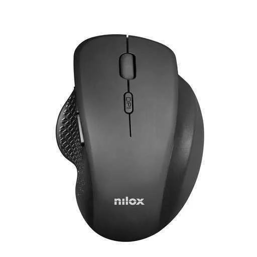 Rato Ergonómico Wireless Ótico 3200 DPI Preto - N.