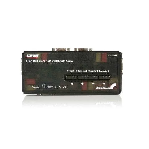 STARTECH.COM SV411KUSB CHAVEADOR KVM PRETO