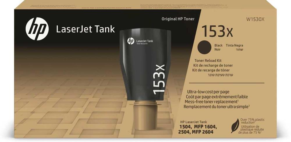 Kit Recarga de Toner 153x Original P/ Impressora Laserjet Tank Preto - Hp