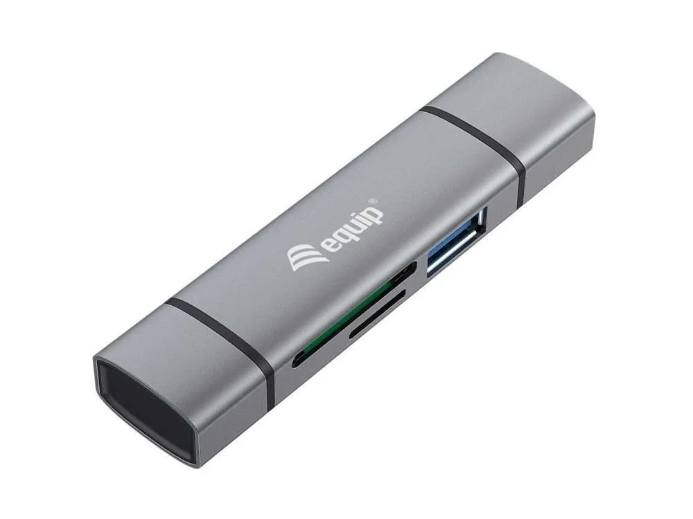 Equip Kartenleser Usb 3.0+Usb-C Für Sd/Microsd