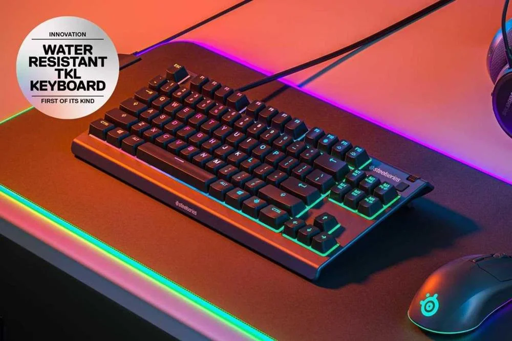 STEELSERIES APEX 3 TKL TECLADO USB QWERTY INGLÊS .