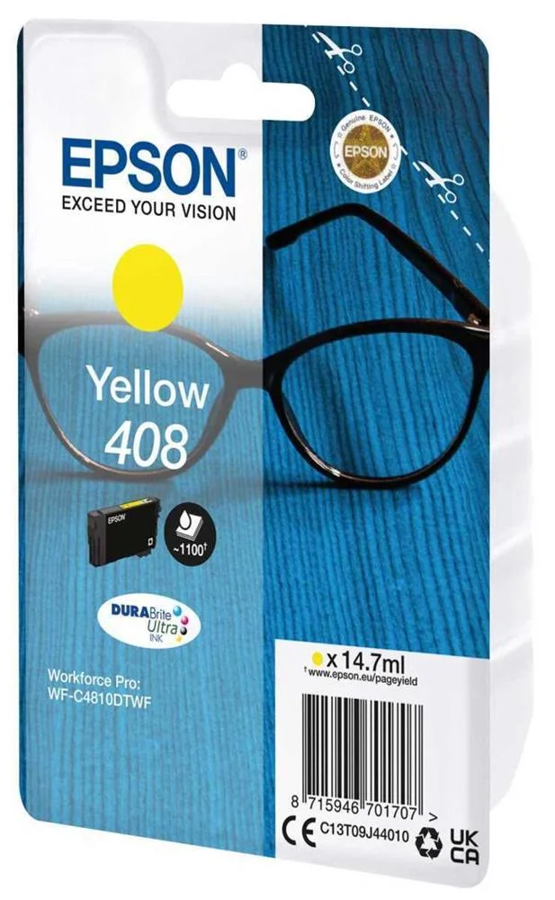 Tinteiro de Tinta Original Epson 408 Amarelo 