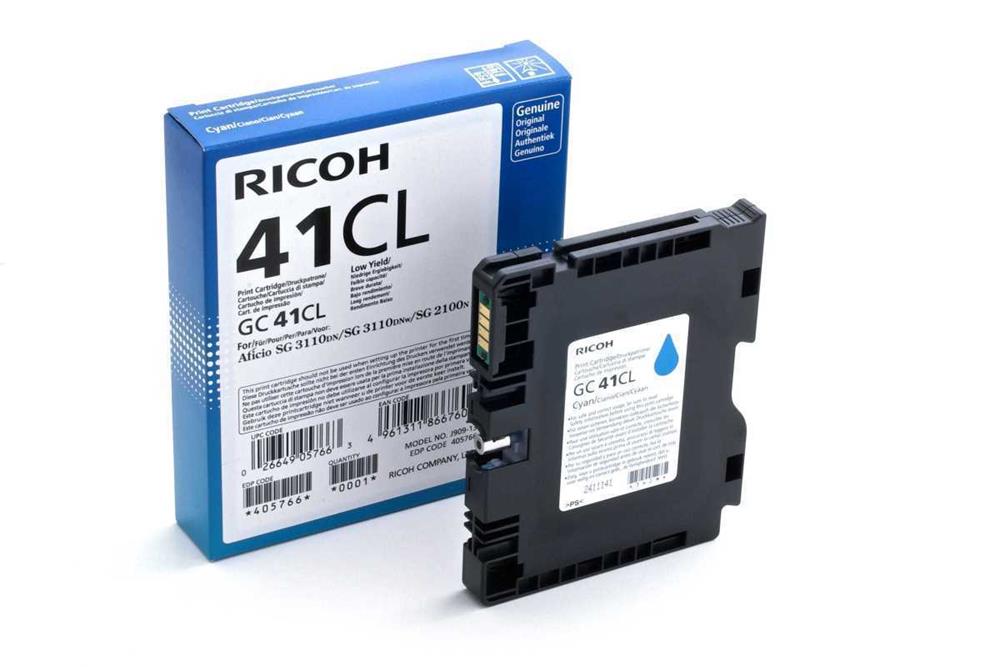 Tinteiro de Tinta Original Ricoh 405766 Ciano 