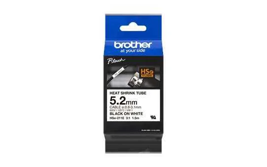 BROTHER HSE211E FITA PARA IMPRESSORA PRETO