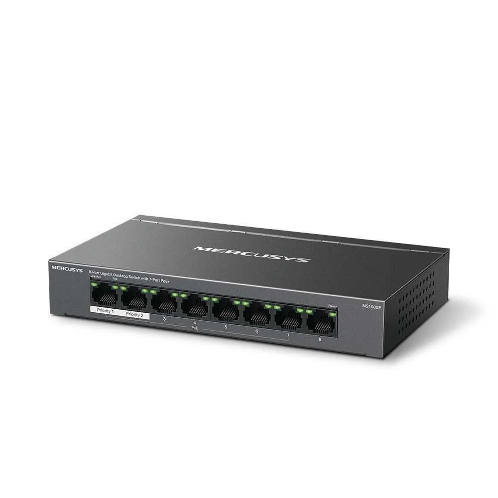 Hub Switch 8ptos Gigabit Mercusys Ms108gp