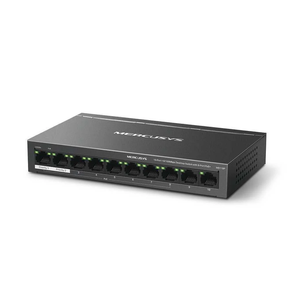 Hub Switch 10ptos Desktop Mercusys Ms110p