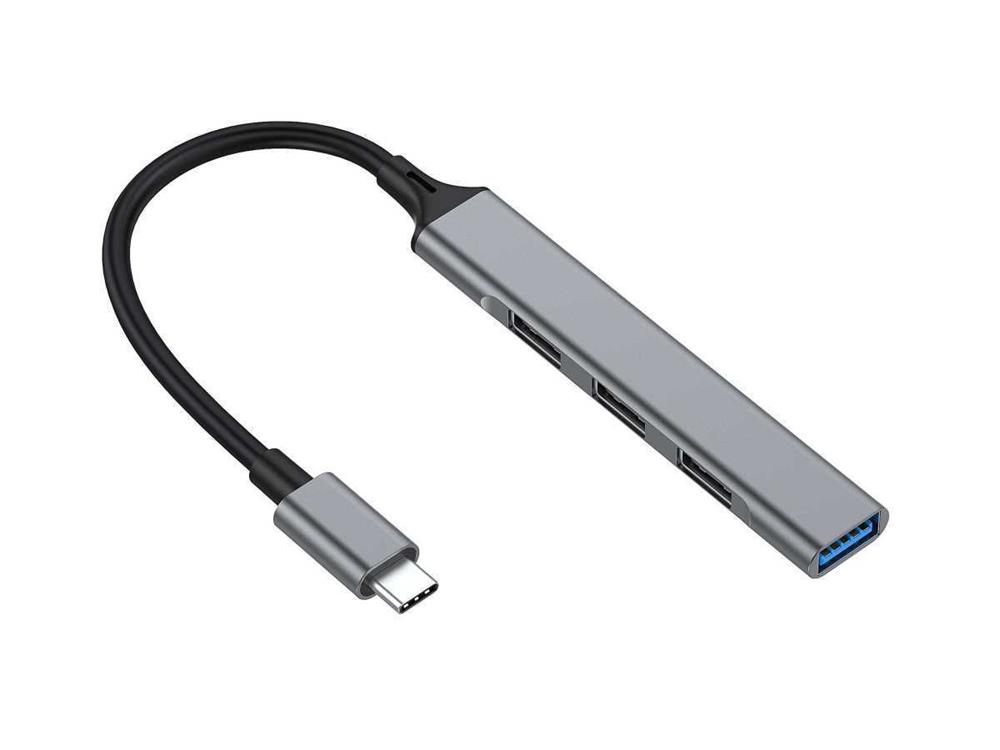 Equip Usb-Hub 4-Port 3.1/C->1x3.0/3x2.0   O.Netzteil Grau