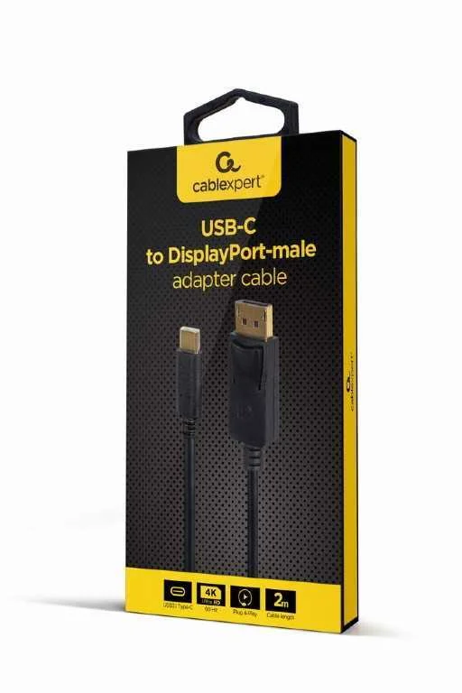 Gembird A-Cm-Dpf-02 Video Cable Adapter 0.15 M Usb Type-C Displayport Black