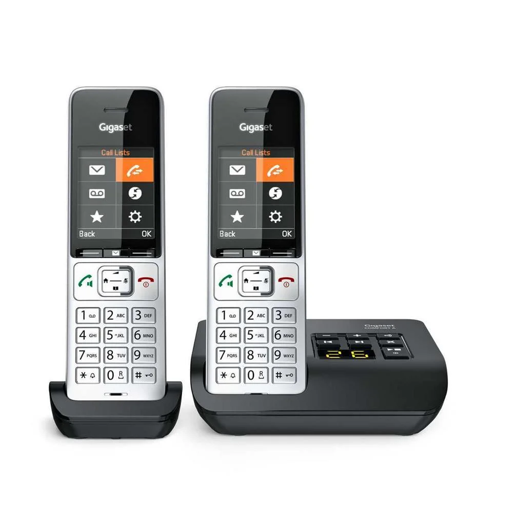 Gigaset COMFORT 500A duo prata-preto