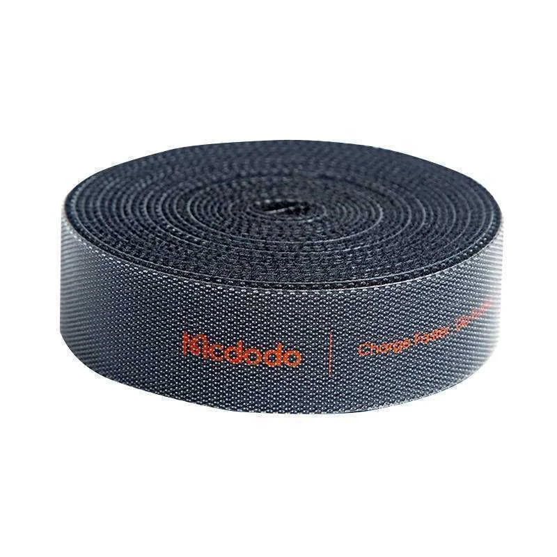 Fita de velcro organizador de cabos 3m (preto)