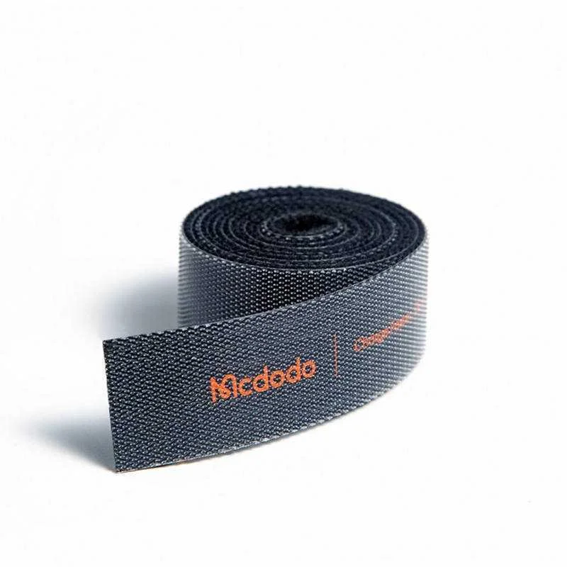 Fita de Velcro Organizador de Cabos 1m (Preto)