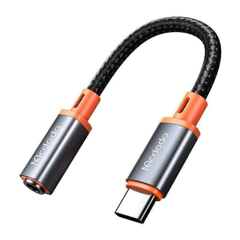 USB-C para AUX  Mcdodo CA-7561  0,11 m (preto)