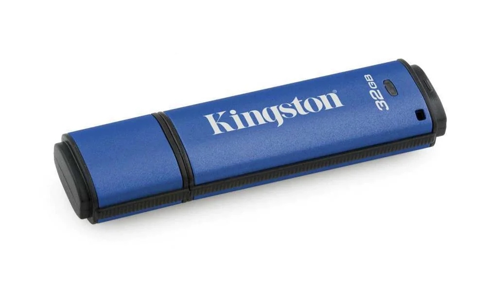 Pen USB 3.0 DataTraveler Vault 32GB Azul - KINGST.
