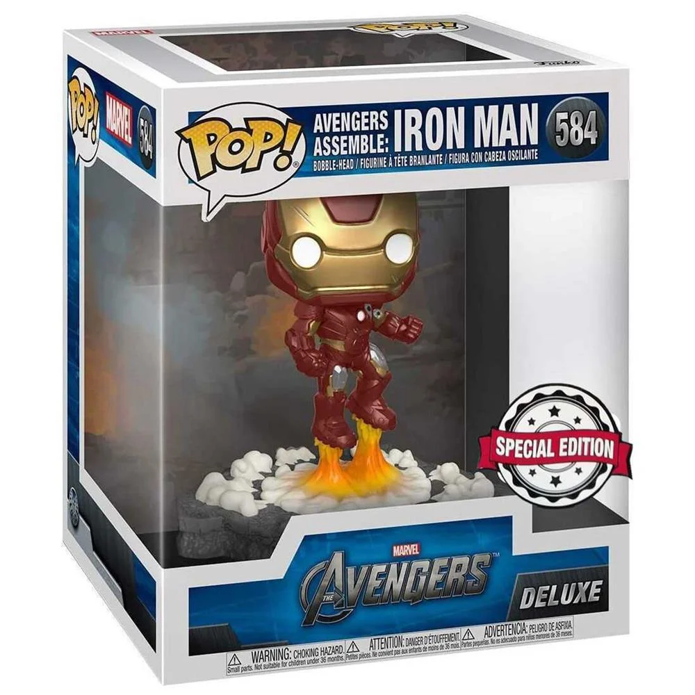 Figura Pop Marvel Avengers Iron Man Assemble Excl.